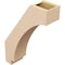 Ekena Millwork 5-inch W x 16-inch D x 22-inch H Imperial Rough Cedar Woodgrain TimberThane Knee Brace, Primed BRCUR05X16X22IMPRCPR - alternate 4